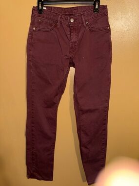 Levi's burgundy 511 chino Size 29/32" #denim